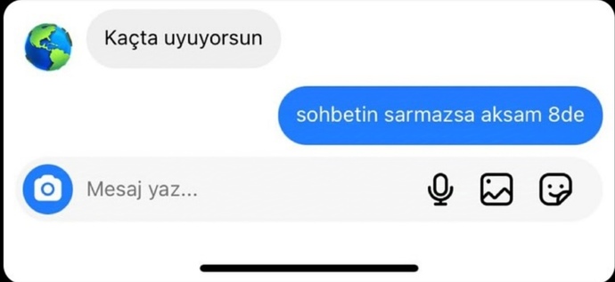 Üç gündür cevap yok🤭🤭🤭 anlamadım neden? erken uyumak suçmu yani?🤭?