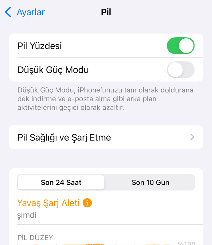 Yavaş sarj aleti yazıyor iphon sarjı 58 de kalıyor sizce neden?