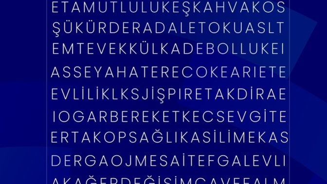 2025 te seni neler bekliyor? İlk bakışta gördüğün 3 kelime nedir?