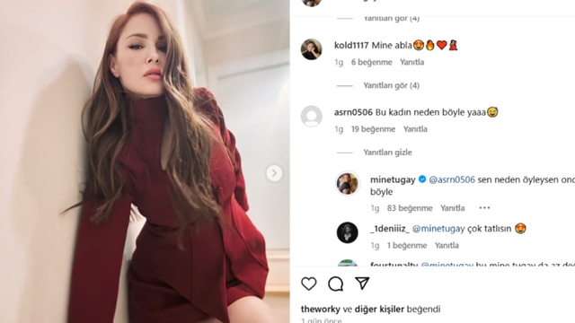Mine Tugay fotoğraflarına yapılan yoruma sinirlendi! Ne düşünüyorsunuz?