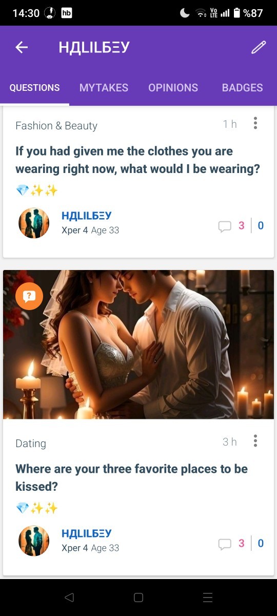 Hayatınızda olması gereken üç şey nedir?