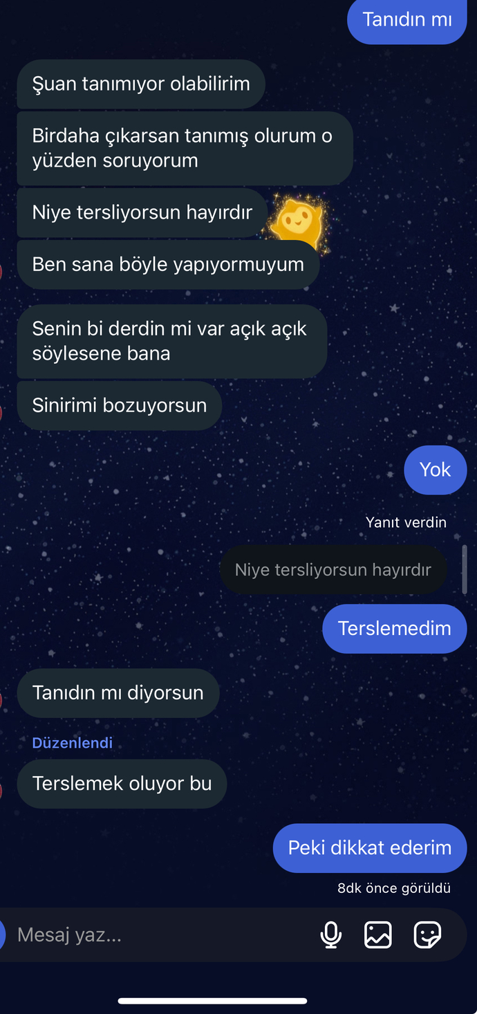 Yeterince sinir bozucu olmuş mu?