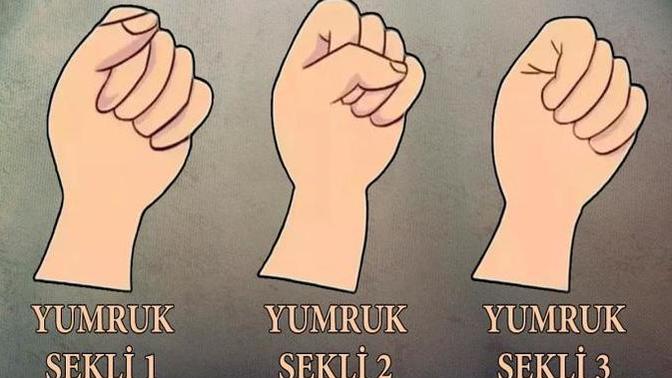 Yumruk şekline göre zeki misin lider mi?