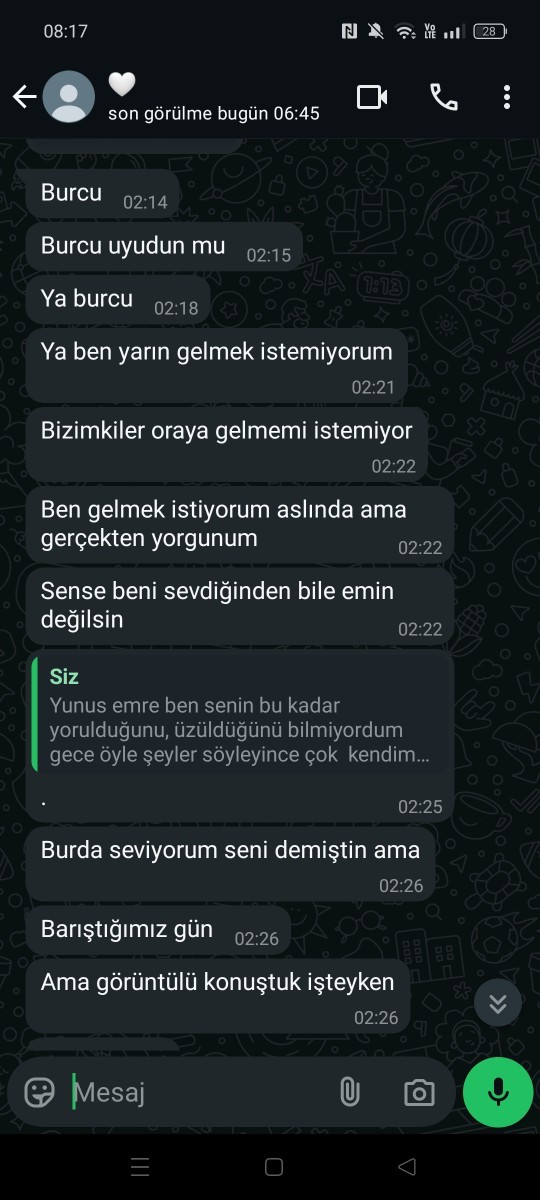 Artık yoruldum, sizce ne yapmalıyım?
