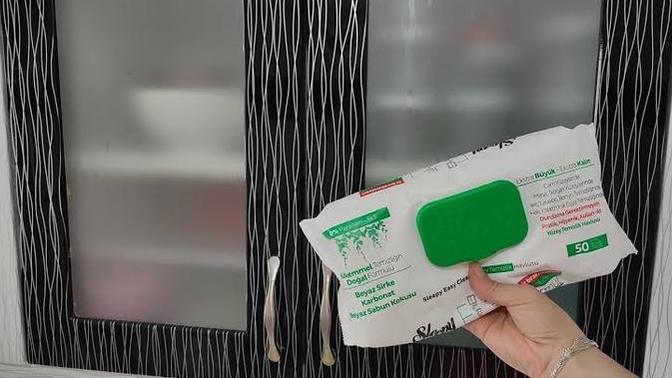 Yüzey temizleme havlusu ile mutfak dolapları temizlenebilir mi?
