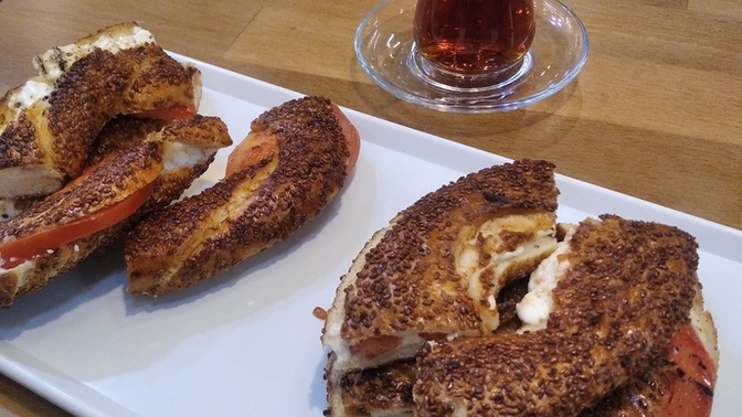 Simit tost hiç denediniz mi?