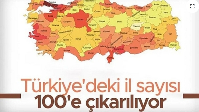 Yeni yılda il sayısının 100'e çıkarılacağı iddia ediliyor! Sizce hangi ilçeler il olmalı?