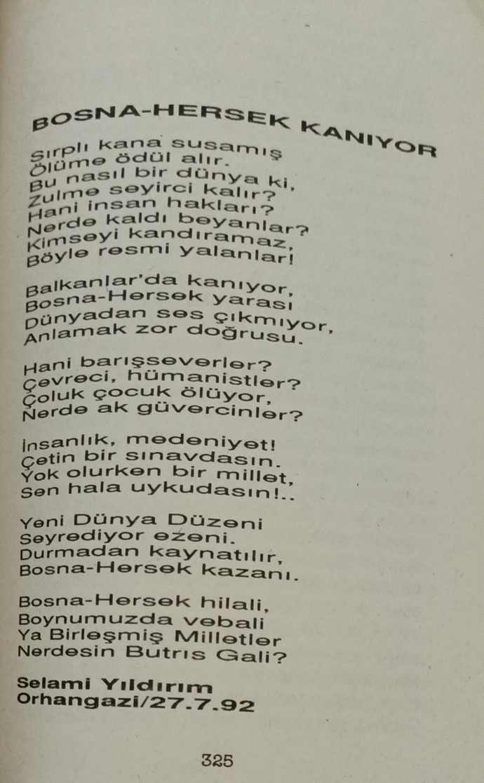 Bosna Savaşıyla alakalı kitapları okumayı sever misiniz? Sizi en çok etkileyen kitap neydi?