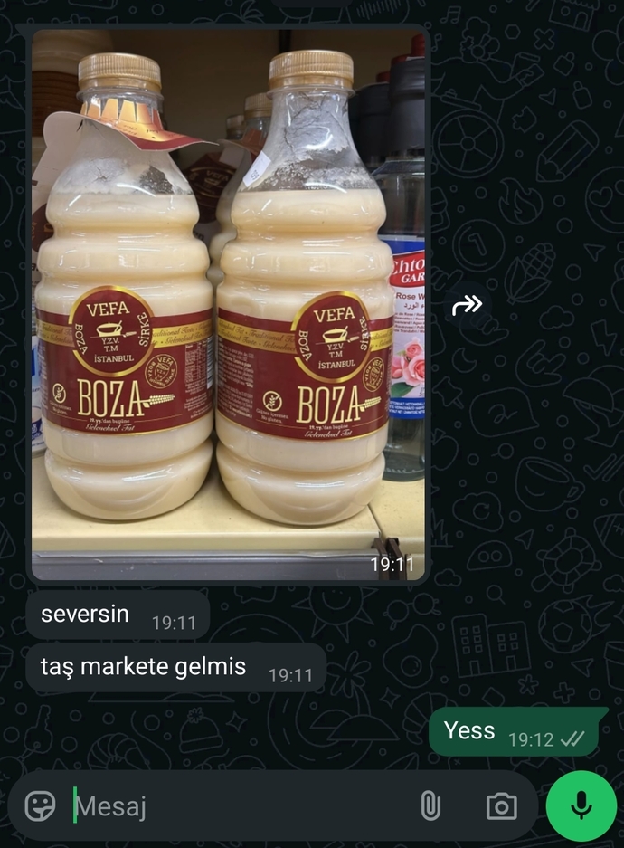 En son WhatsApp mesajı ne geldi 🤭🤭?