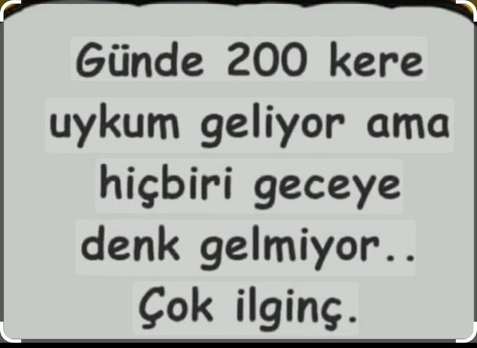 Uyumayan var mı sitede?