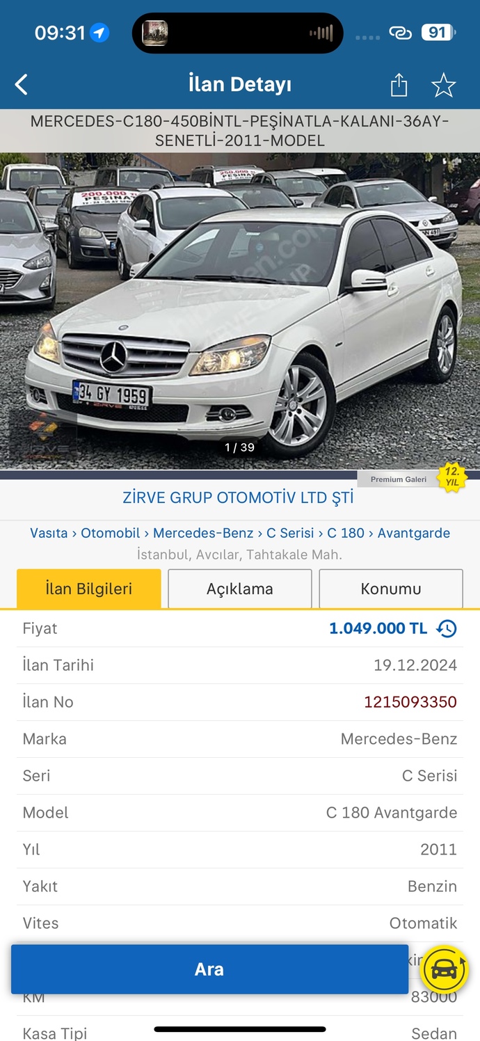 Mercedes almayı düşünüyorum sedan bir araba düşünüyorum e serisi c serisi (b serisi a serisi ) en son tercihim otobanda uzasın?