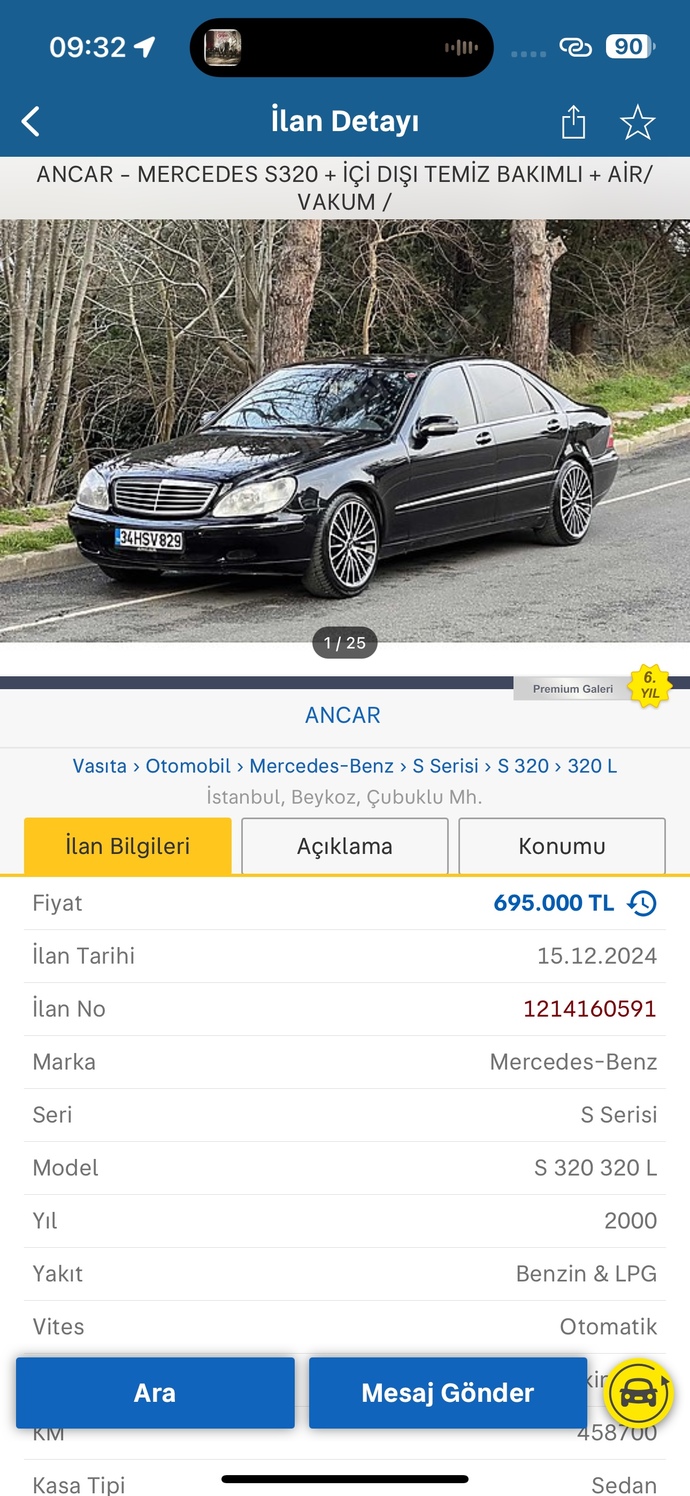 Mercedes almayı düşünüyorum sedan bir araba düşünüyorum e serisi c serisi (b serisi a serisi ) en son tercihim otobanda uzasın?