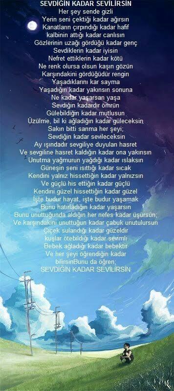 En beğendiğiniz şiir nedir?