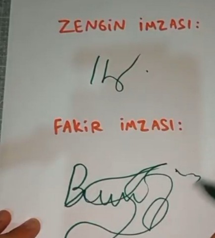 İmzanız adınız veya soyadınızdan bir simge içeriyor mu?