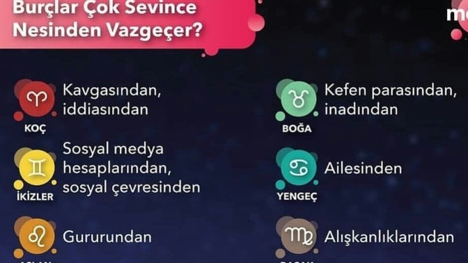 Burçlar çok sevince nesinden vazgeçer?
