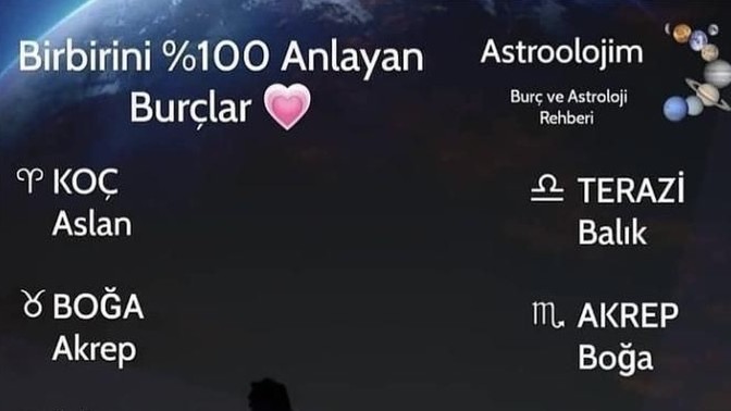 Bir birini 100 de 100 anlayan burçlar hangileridir?
