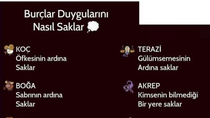 Burçlar duygularını nasıl saklar?