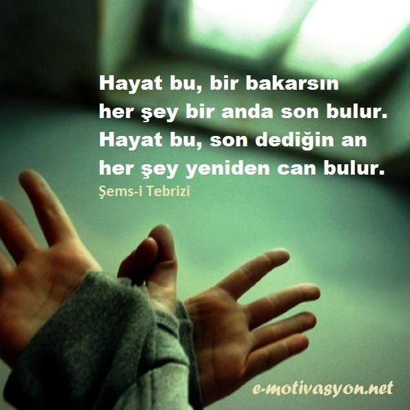 Hayat bu, her şey her an olabilir.