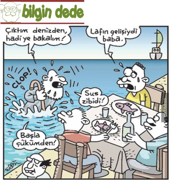 Denizden babam çıksa dahi yerim diyenlerden misiniz?