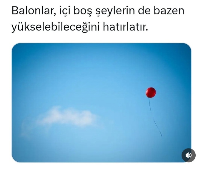 Ufak bir iğneyle havasını almak lazım bazı kimselerin 🙃
