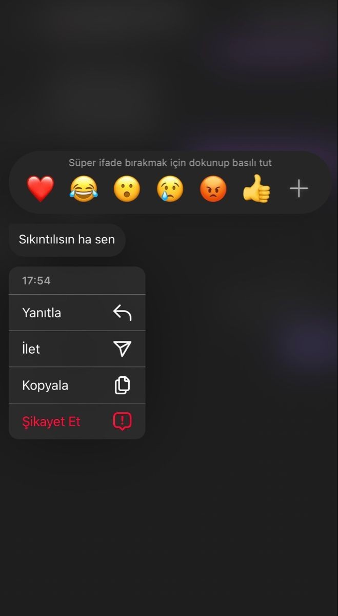 Cevap vermemek için direndiğiniz bir mesaj oldu mu?