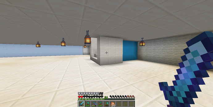 Evet minecraft 10 katlı binamız nasıl sizce güzel mi havuz bile var?