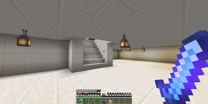 Evet minecraft 10 katlı binamız nasıl sizce güzel mi havuz bile var?