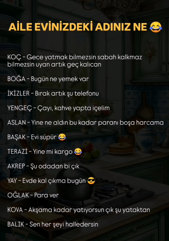 Aile evinizdeki adınız ne?