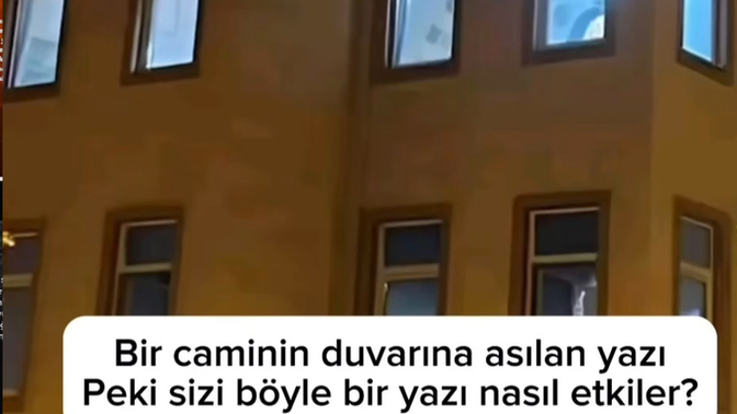 Böyle bir yazı sizi nasıl etkiler?