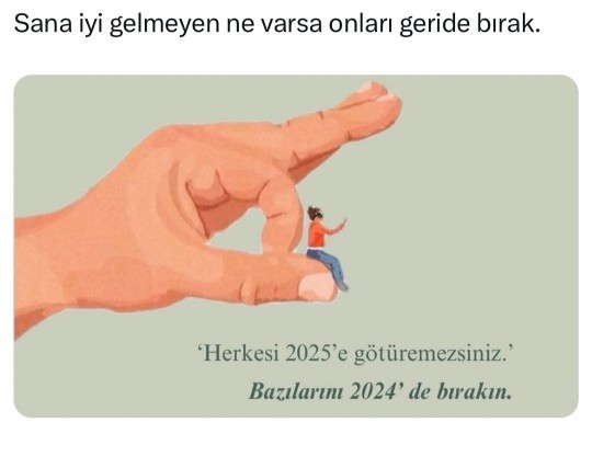 Birine tavsiye vermek isterseniz bu ne olurdu?