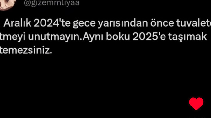 2024’ün bitmesine bir gün kala, neyi geride bırakmak isterdiniz?