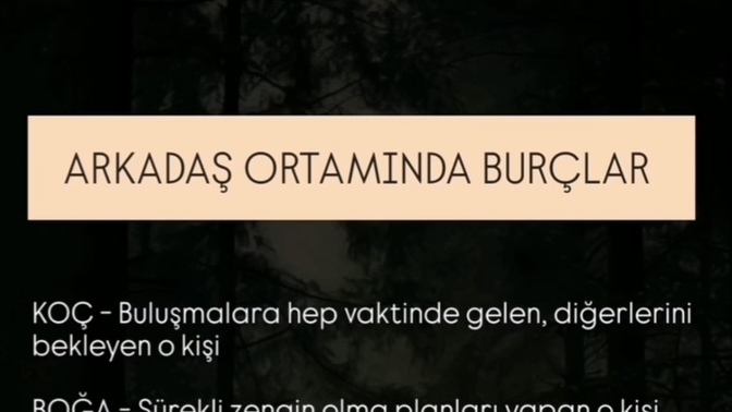 Arkadaş ortamında burçlar nasıldır?