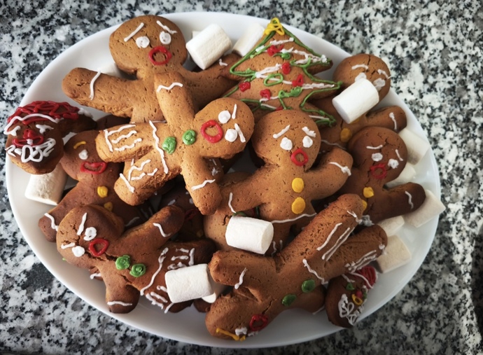 Kurabiye adam yaptım nasıl olmuş 🍪❄️🎅✨?
