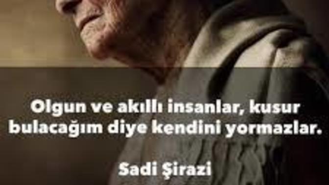 Olgun olduğunuzu düşünüyormusunuz, düşünüyosanız olgunluğunuzu nasıl tanımlarsınız?