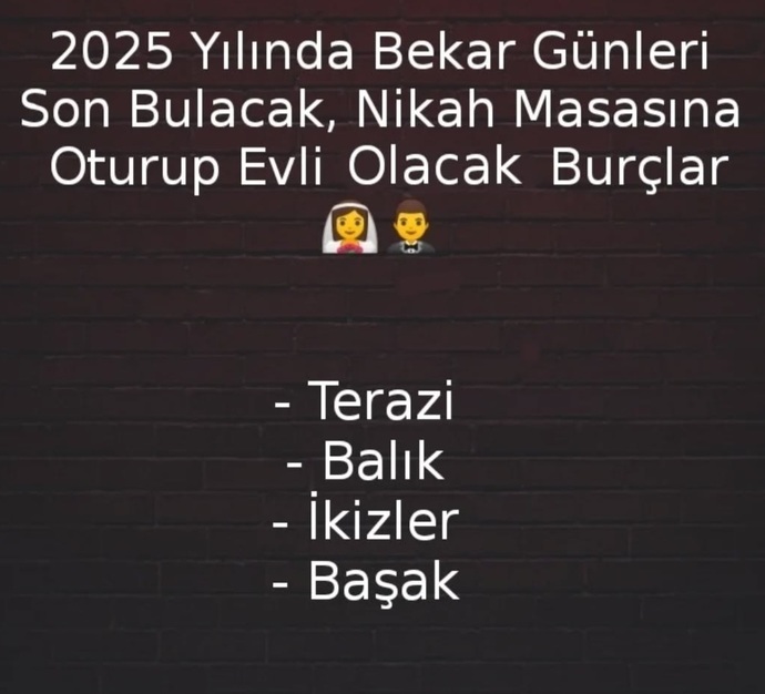 2025 te Burçları neler bekliyormuş?
