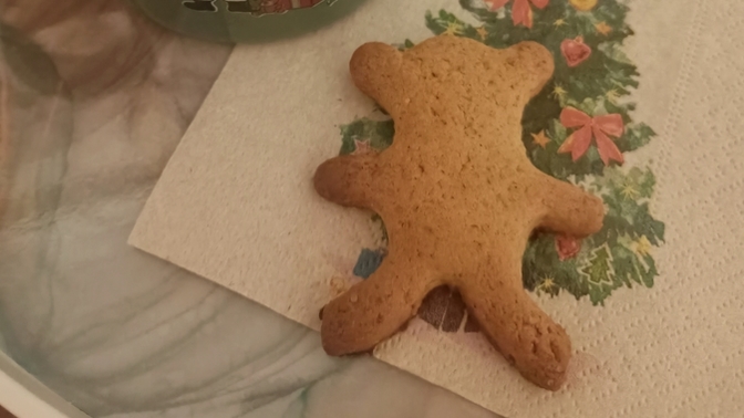 Gingerbread kurabiyem neye benzemiş?