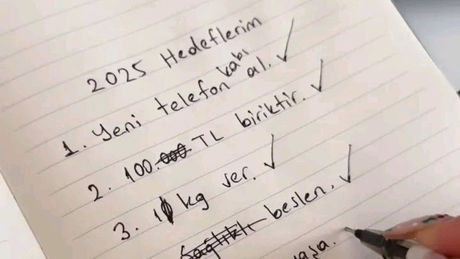 2025 hedefleriniz nedir?