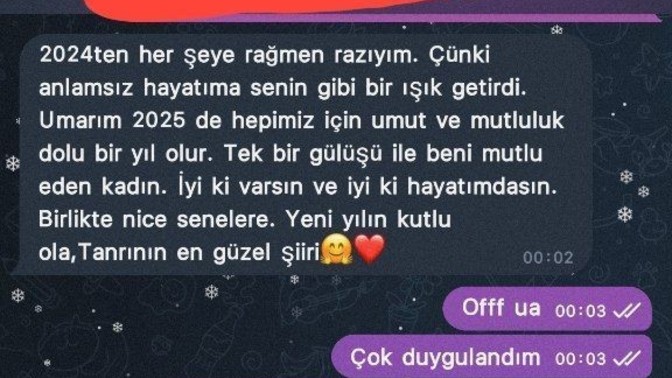 Yılbaşı mesajı aldınız mı 🎄🎁?