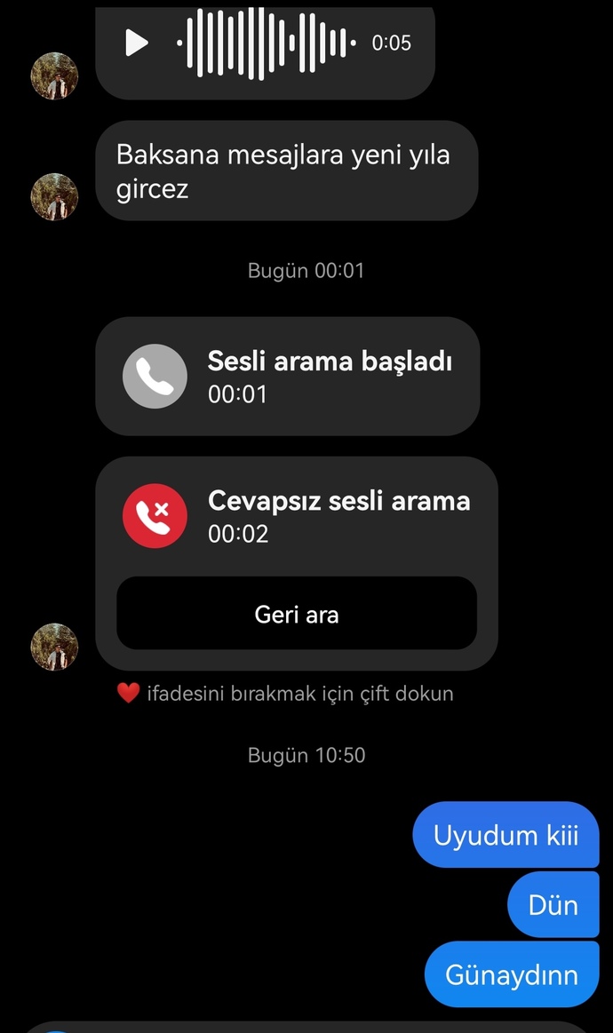 Cep telefonunuza en son ne mesaj gelmişti?