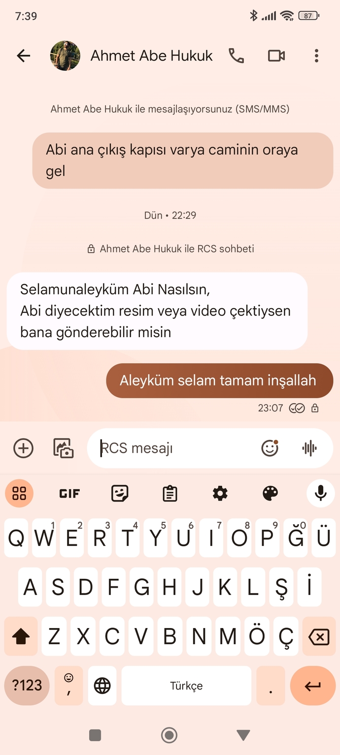 Cep telefonunuza en son ne mesaj gelmişti?