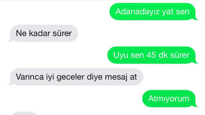Cep telefonunuza en son ne mesaj gelmişti?