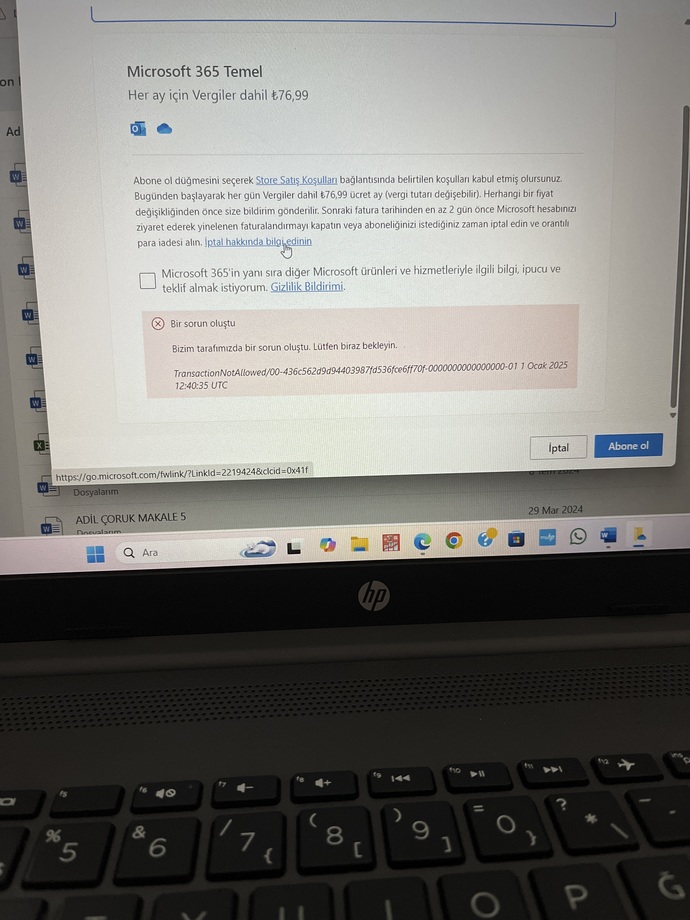 Word’ü neden satın alamıyorum?