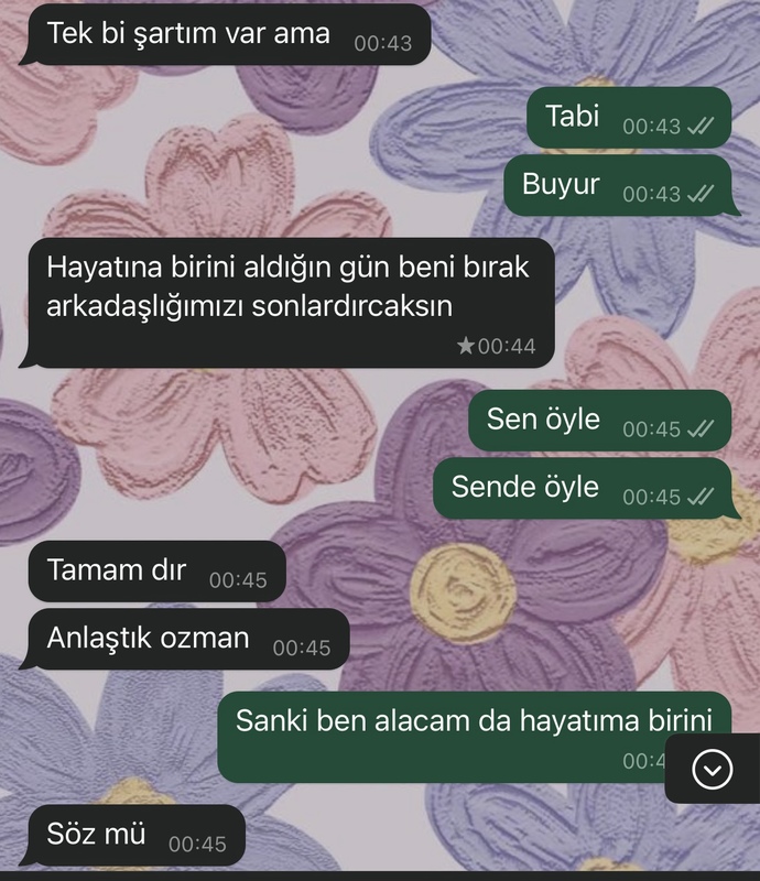 Eski sevgili bizden olmaz deyip arkadaş kalalım neden der?