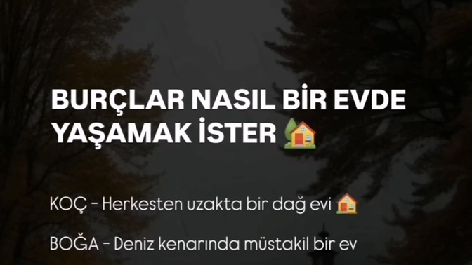 Burçlar nasıl bir evde yaşamak ister?