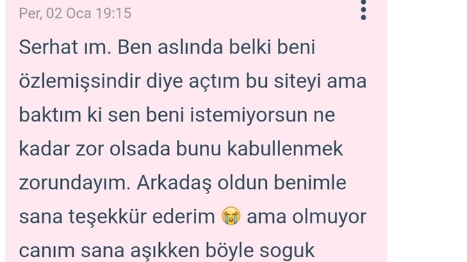 Bu siteden bu derece sevildiginiz ama sevemediginiz oldu mu?