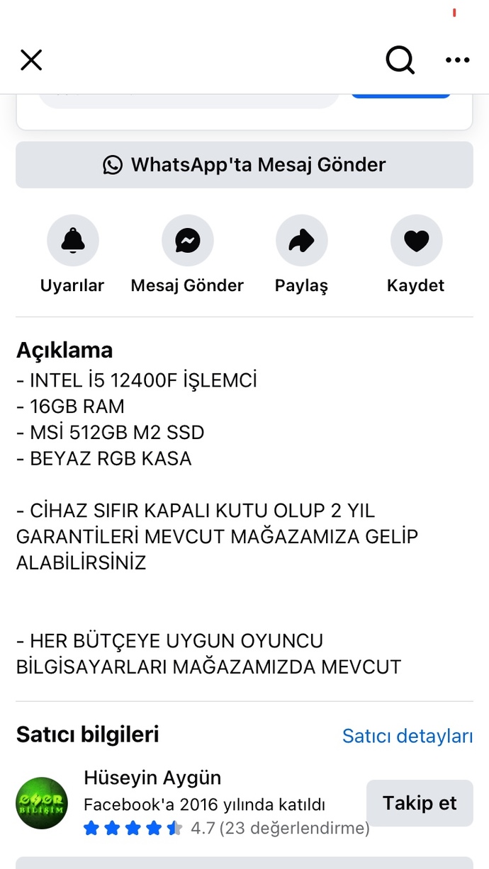 Sizce bu bilgisayar sistemi nasıl tavsiyeniz neler?