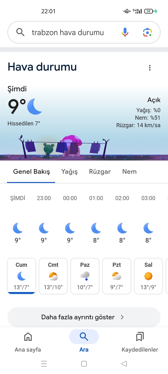 Sizde havalar nasıl?