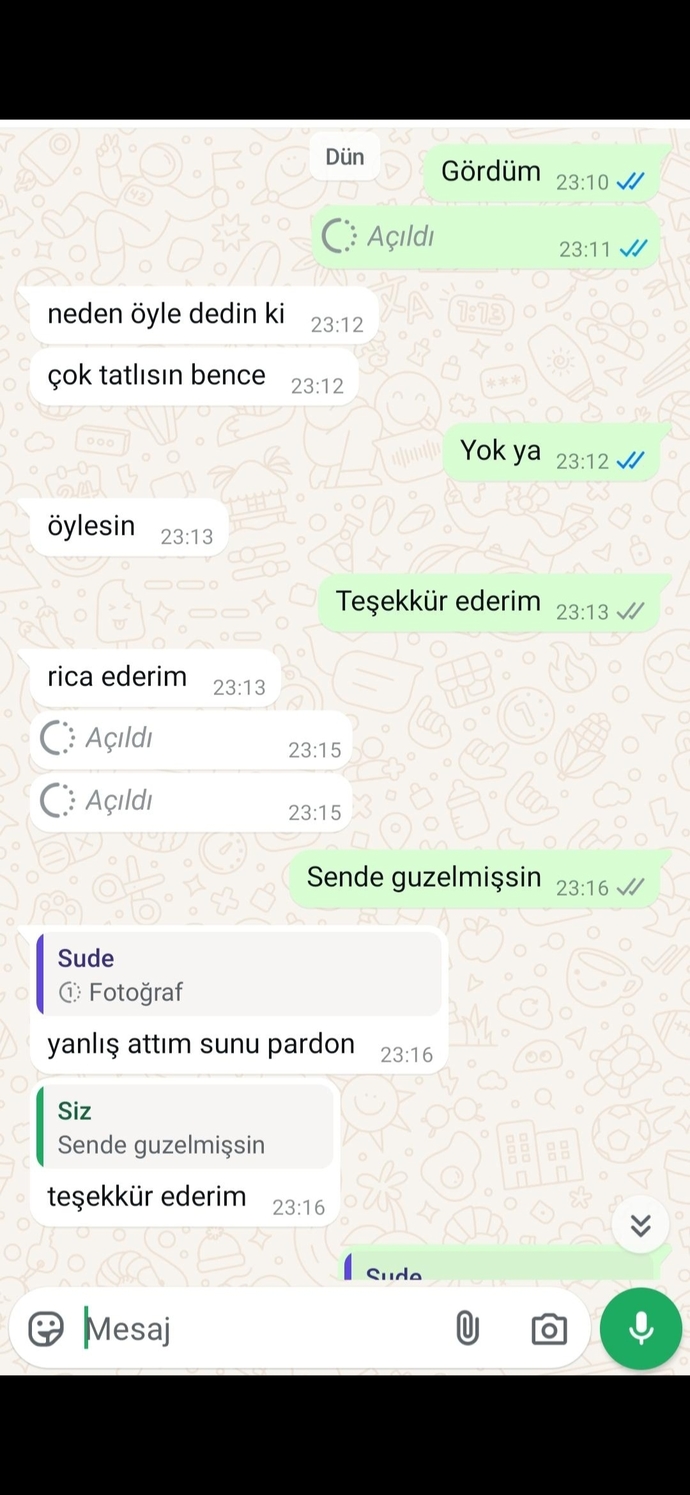 Konuştuğum kizla 3 defa arkasligimizi bitirdik şimdi yine yazmış ne yapiyim barisyimmi beni yedekte tutup kullanıyor galiba işine?