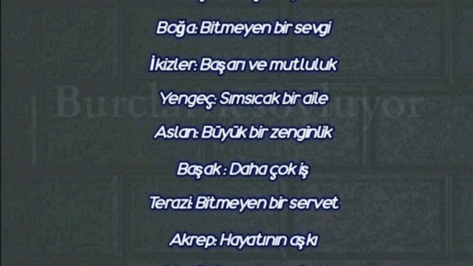 2025 te burcunuzu neler bekliyor?