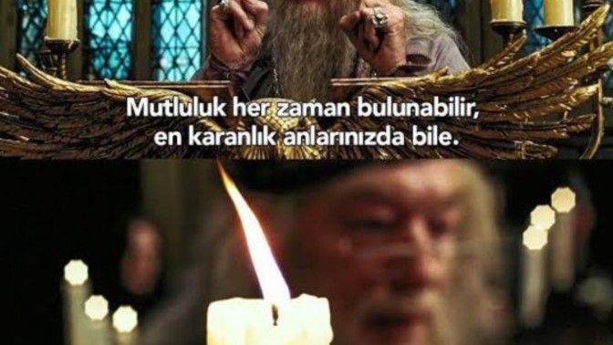 Dumbledore'a katılıyor musunuz?